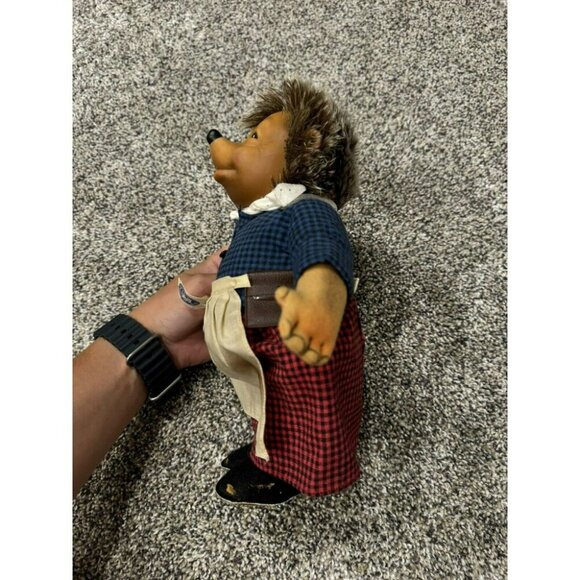Vintage Steiff Micki Hedgehog Doll, 7 In with Tag, Germany - Picture 4 of 5